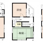 スタイリッシュ3階建の4DK(間取)