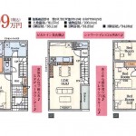 2号棟間取り図 4LDK+カースペース1台(間取) 2号棟間取り図 4LDK+カースペース1台(間取)