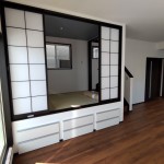 B号棟　LDK脇のタタミコーナー3帖に下部は収納はになります