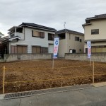 陽当りの良い現地。9.9ｍ公道面（歩道付）。一括での購入も相談下さい！(外観)